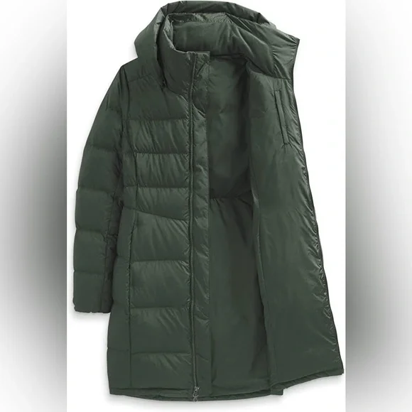 THE NORTH FACE Women's Metropolis Parka - Green size S